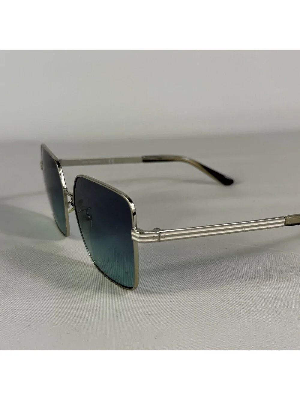 Tory Burch Women's Sunglasses TY6087 33114S Shiny Silver 55mm Square Metal